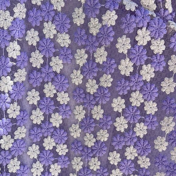 COPY - MK Floral Mauve Dress - Picture 6 of 9